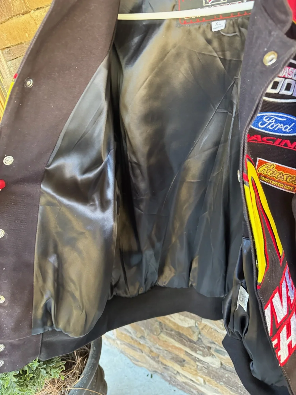JH Design Bill Elliott McDonald's Winston Cup Vintage Crew Jacket-Size XL